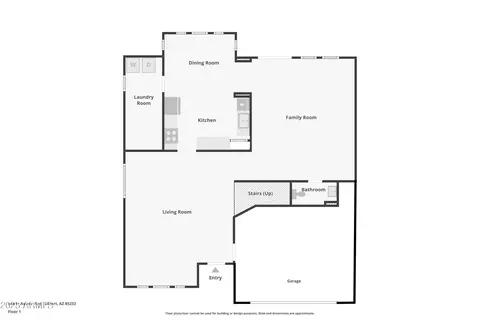 Floorplan - 544 W Aviary Way, Gilbert, AZ 85233 photo 1 of 1
