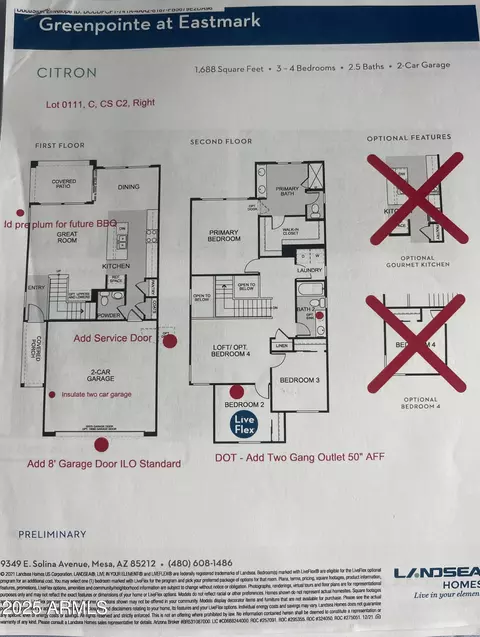 Floorplan - 9434 E Supernova Dr, Mesa, AZ 85212 photo 1 of 1