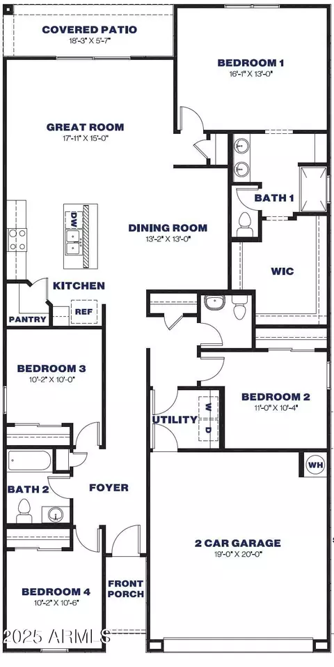 Floorplan - 23968 W Pima St, Buckeye, AZ 85326 photo 1 of 1