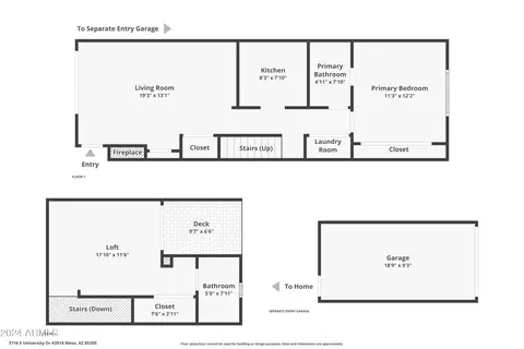 Floorplan - 3716 E University Dr #2014, Mesa, AZ 85205 photo 1 of 1