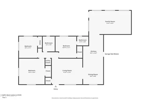 Floorplan - 5480 E Akron St, Mesa, AZ 85205 photo 2 of 2