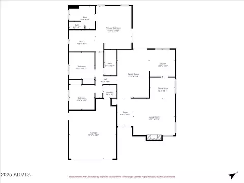 Floorplan - 406 E Barbara Dr, Tempe, AZ 85288 photo 1 of 1
