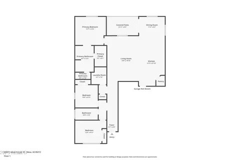 Floorplan - 9852 E Acceleration Dr, Mesa, AZ 85212 photo 1 of 1