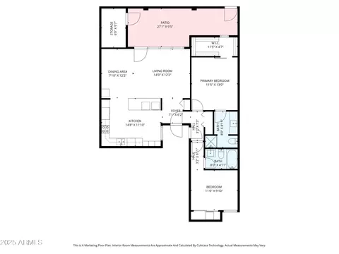 Floorplan - 1643 E Borghese Pl, Phoenix, AZ 85016 photo 1 of 1