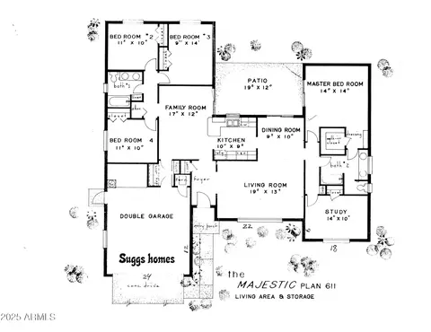 Floorplan - 1019 E Watson Dr, Tempe, AZ 85283 photo 1 of 1
