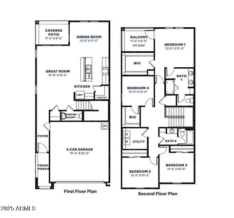 Floorplan - 9820 S 11th Pl, Phoenix, AZ 85042 photo 1 of 1