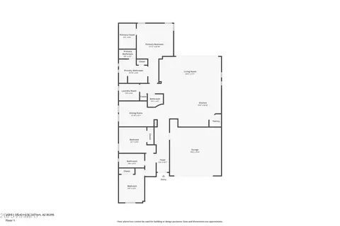 Floorplan - 2661 S Olympic Dr, Gilbert, AZ 85295 photo 1 of 1