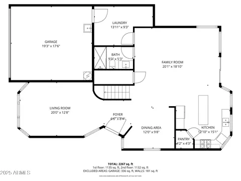 Floorplan - 7452 E Milagro Ave, Mesa, AZ 85209 photo 2 of 3