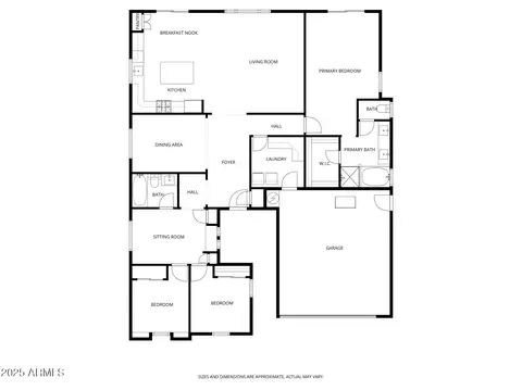 Floorplan - 1307 E Mia Ln, Gilbert, AZ 85298 photo 2 of 2