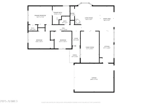 Floorplan - 2528 E Geneva Dr, Tempe, AZ 85282 photo 1 of 1