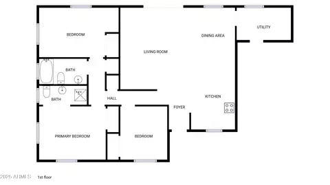 Floorplan - 7231 N 23rd Ave, Phoenix, AZ 85021 photo 1 of 1