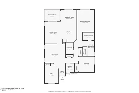 Floorplan - 3326 E San Pedro Ave, Gilbert, AZ 85234 photo 1 of 1