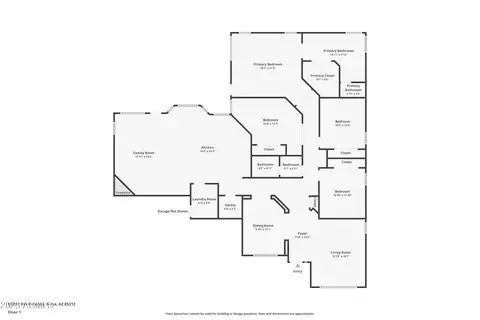 Floorplan - 9926 E Pantera Ave, Mesa, AZ 85212 photo 1 of 1