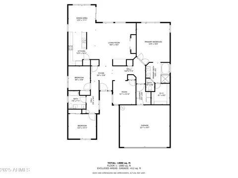 Floorplan - 3904 S Sinova Ave, Gilbert, AZ 85297 photo 1 of 1