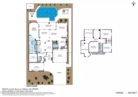 Floorplan - 3529 E Lowell Ave, Gilbert, AZ 85295 photo 4 of 4