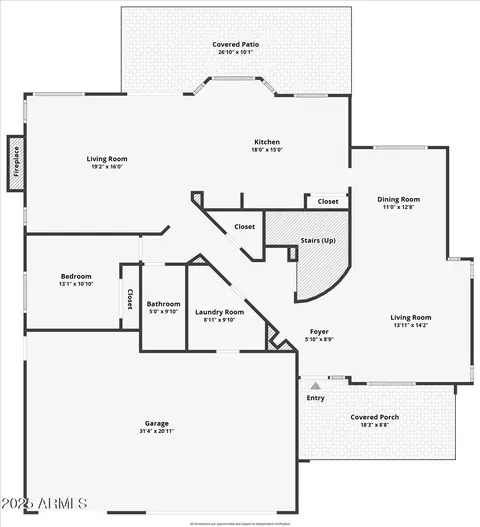 Floorplan - 14879 S 43rd Pl, Phoenix, AZ 85044 photo 1 of 2