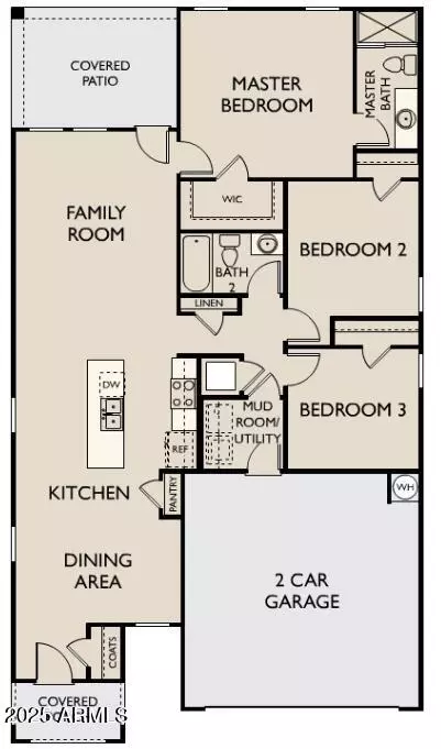 Floorplan - 13095 E Wallflower Ln, Florence, AZ 85132 photo 1 of 1