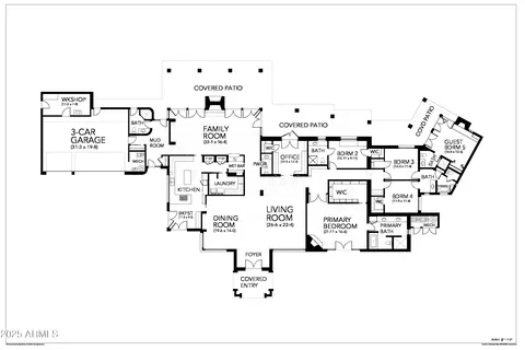 Floorplan - 5401 E Mariposa St, Phoenix, AZ 85018 photo 1 of 2