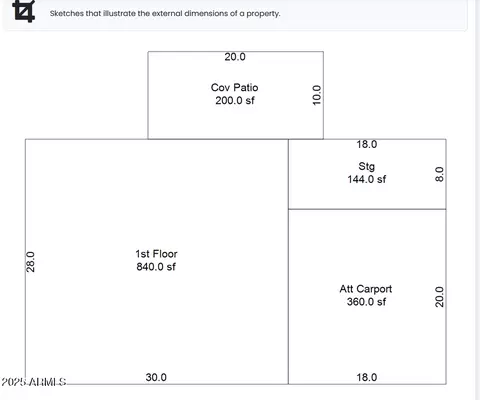 Floorplan - 6946 W Merrell St, Phoenix, AZ 85033 photo 1 of 2