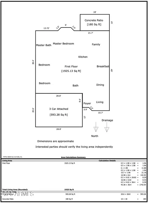 Floorplan - 5505 E Gable Ave, Mesa, AZ 85206 photo 1 of 1