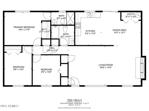 Floorplan - 4344 E Michelle Dr, Phoenix, AZ 85032 photo 1 of 1