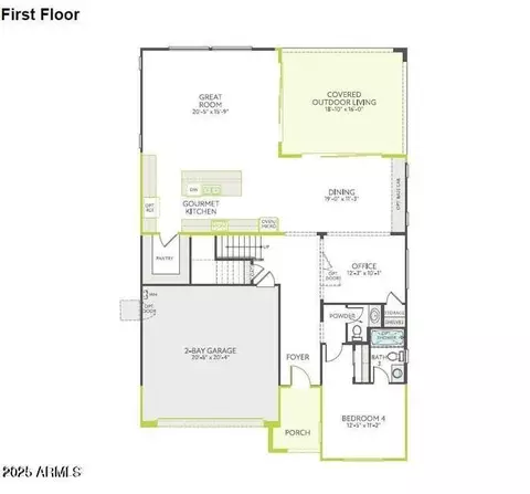 Floorplan - 1501 E Rakestraw Ln, Gilbert, AZ 85298 photo 1 of 2