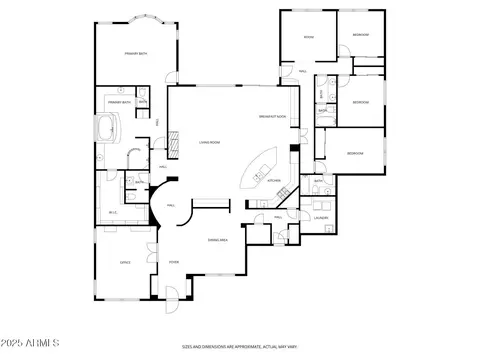 Floorplan - 8751 E Menlo Cir, Mesa, AZ 85207 photo 1 of 1