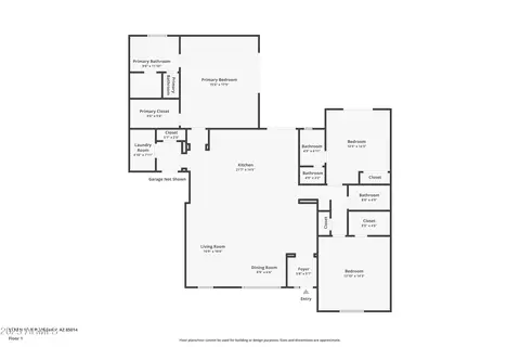 Floorplan - 5712 N 11th Pl, Phoenix, AZ 85014 photo 1 of 1