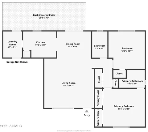 Floorplan - 7928 E Monte Ave, Mesa, AZ 85209 photo 1 of 1
