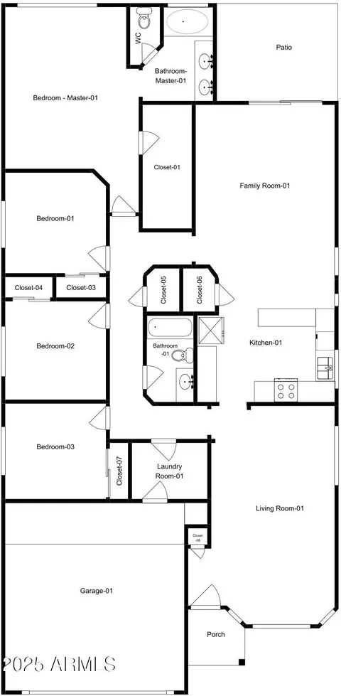 Floorplan - 1520 E Bowker St, Phoenix, AZ 85040 photo 1 of 1