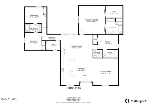 Floorplan - 928 E Berridge Ln, Phoenix, AZ 85014 photo 1 of 1