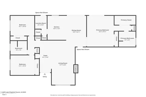 Floorplan - 2639 E Joan D Arc Ave, Phoenix, AZ 85032 photo 1 of 1