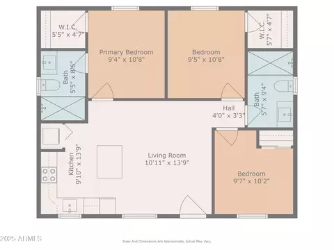 Floorplan - 1012 E Pierson St, Phoenix, AZ 85014 photo 3 of 3