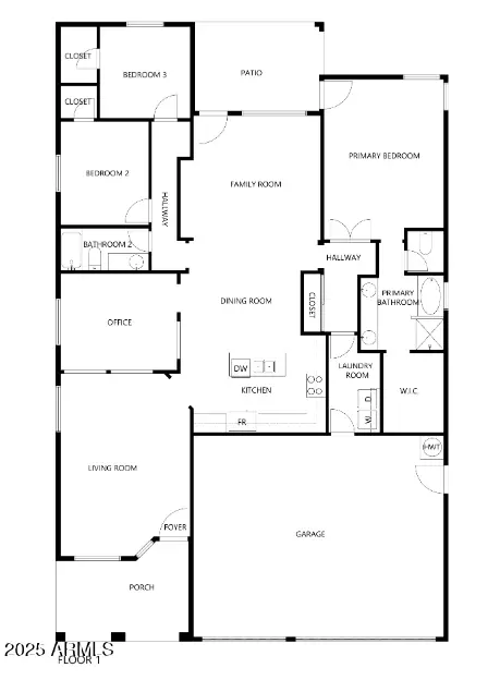 Floorplan - 7408 E Nance St, Mesa, AZ 85207 photo 1 of 1