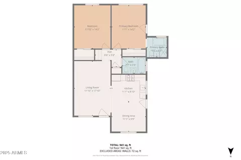 Floorplan - 2343 Earll Dr, Phoenix, AZ 85016 photo 4 of 4