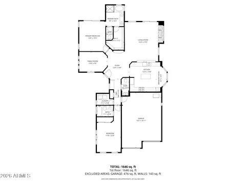 Floorplan - 6816 S Pinehurst Dr, Gilbert, AZ 85298 photo 1 of 1
