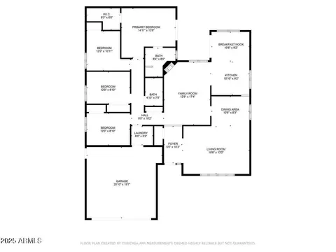 Floorplan - 2101 E Redfield Rd, Phoenix, AZ 85022 photo 1 of 1