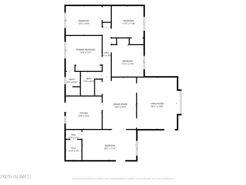 Floorplan - 3802 W Cavalier Dr, Phoenix, AZ 85019 photo 1 of 1