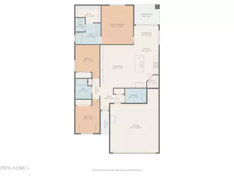 Floorplan - 2532 W Shanley Ave, Apache Junction, AZ 85120 photo 1 of 1