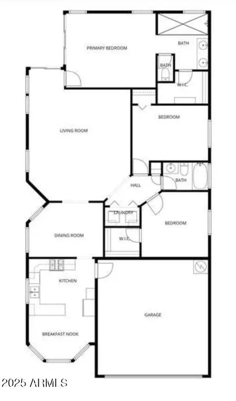 Floorplan - 106 W Smoke Tree Rd, Gilbert, AZ 85233 photo 1 of 1