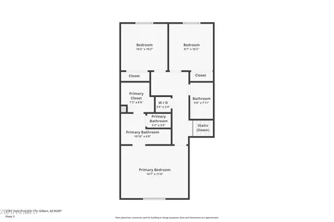 Floorplan - 779 E Doral Ave #102, Gilbert, AZ 85297 photo 3 of 3