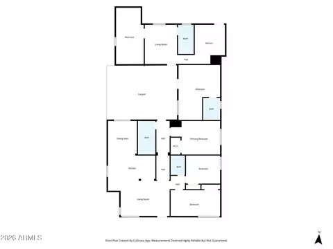 Floorplan - 2302 E Yale St, Phoenix, AZ 85006 photo 1 of 1
