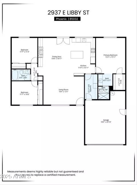 Floorplan - 2937 E Libby St, Phoenix, AZ 85032 photo 1 of 2