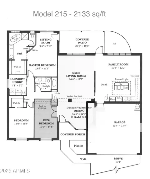 Floorplan - 7813 E Nopal Ave, Mesa, AZ 85209 photo 2 of 2