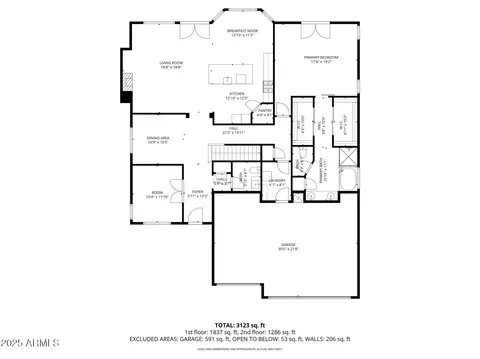 Floorplan - 11245 E Stearn Ave, Mesa, AZ 85212 photo 2 of 3