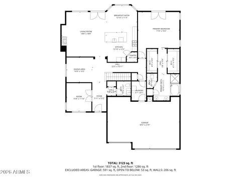 Floorplan - 11245 E Stearn Ave, Mesa, AZ 85212 photo 1 of 3