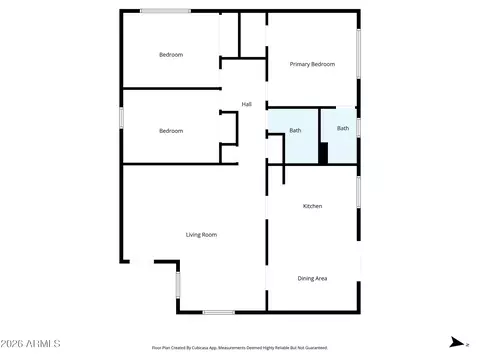 Floorplan - 2208 E Sylvia St, Phoenix, AZ 85022 photo 1 of 1
