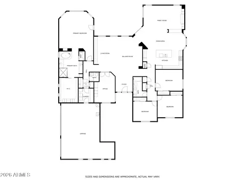 Floorplan - 1834 E Scorpio Pl, Chandler, AZ 85249 photo 1 of 1