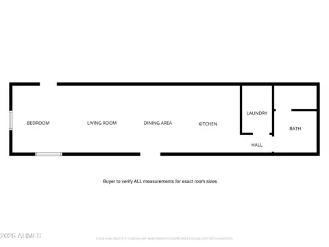 Floorplan - 630 E Pony Ln, Gilbert, AZ 85295 photo 2 of 2