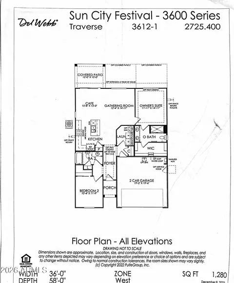 Floorplan - 27127 W Adam Ave, Buckeye, AZ 85396 photo 1 of 1